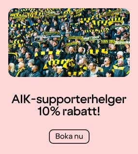 AIK-supporterhelger: 10% rabatt!