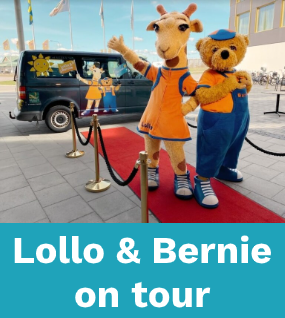 Träffa Lollo & Bernie på hemmaplan!